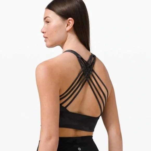 Lululemon high neck camo sports bra - Picture 2 of 4